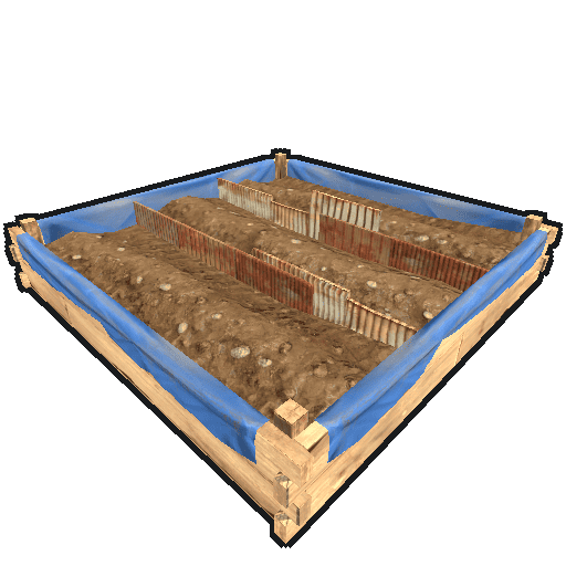 large planter box rust