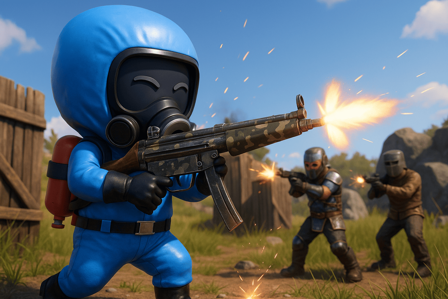 Лучшие камуфляжные скины в раст