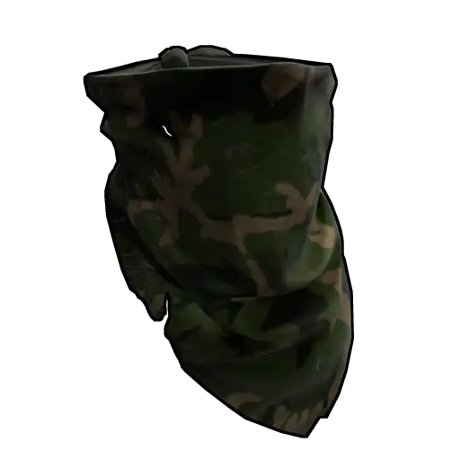 forest camo bandana rust