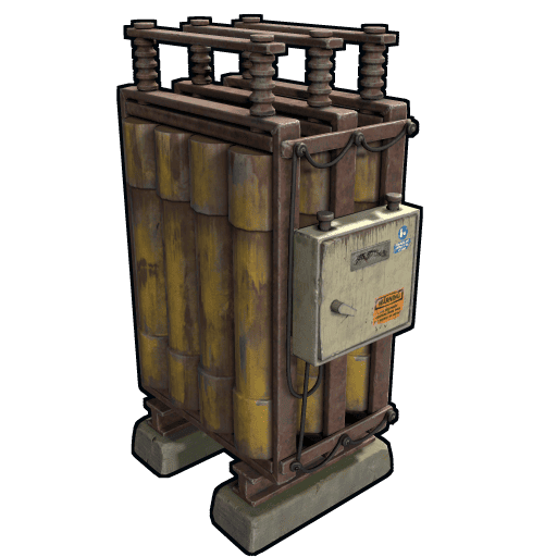 large battery rust