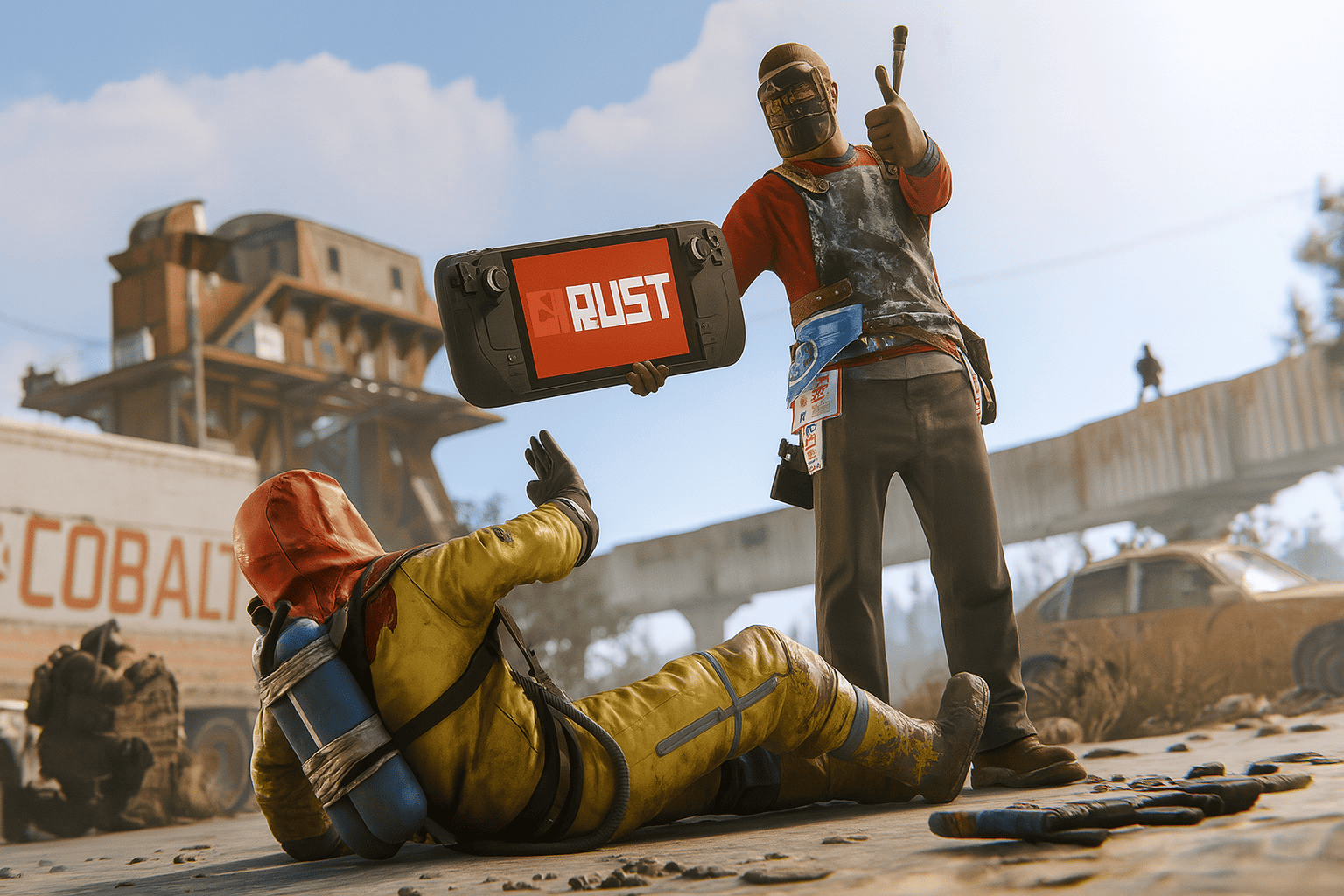 Как играть в Раст на Steam Deck