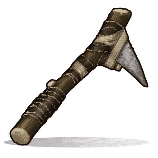 stone pickaxe rust