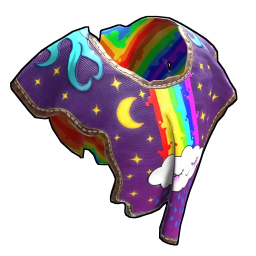 Rainbow Pony Poncho rust