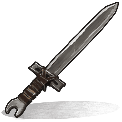 salvaged sword rust